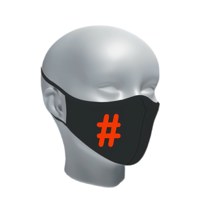 Hashtag Face Mask