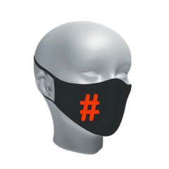 4 Pack Hashtag Face Mask